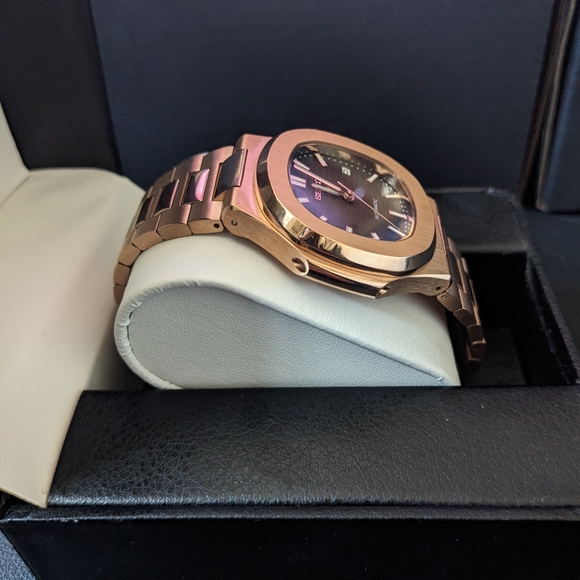 Custom Build "Seikonaut" Rose Gold with Chocolate Dial - Picture 4 of 4